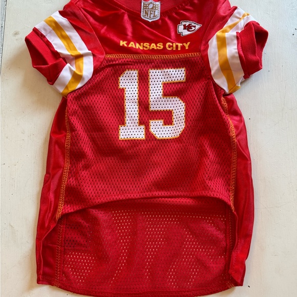 Kansas City Mahomes Dog Jersey Large - Picture 2 of 5